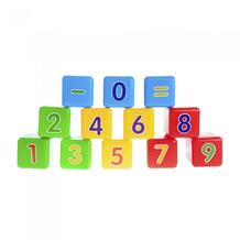 Развивающая игрушка Набор кубиков Первая математика Пластмастер 744047