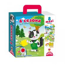 Пазл для малышей с липучками 4 сезона Vladi toys 656770