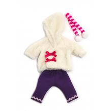 Одежда для куклы Cold weath white fur set 32 см Miniland 820978