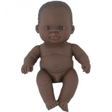 Кукла Baby Doll african boy Polybag 21 см Miniland 820924