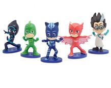 Игровой набор №3 5 фигурок на подставке 8 см Герои в масках (PJ Masks) 579481