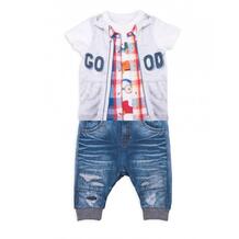 Комплект из футболки и штанишек для мальчика Fashion Jeans 512-04 Папитто 291946