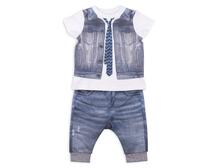 Комплект из футболки и штанишек для мальчика Fashion Jeans 513-04 Папитто 291952