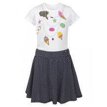 Комплект для девочки (футболка и юбка) М1082 M&D 779351