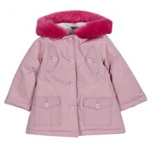 Куртка для девочек с розовым мехом Chicco 888975