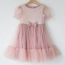 Платье с фатином и бантиком TRENDYCO Kids 848655