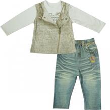 Комплект (кофточка и штанишки) для девочки Fashion Jeans 595-05 Папитто 519951
