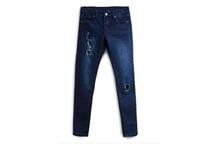 Брюки текстильные джинсовые для девочек Искорка PlayToday 667859