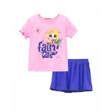 Комплект для девочки (футболка и юбка) Весна-Лето 4147 LET'S GO 671497
