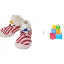 Ботиночки-носочки Elf с развивающая игрушкой Мякиши Умные кубики 6 шт. Ggomoosin 730360