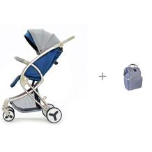 Прогулочная коляска Modo с рюкзаком для мамы Yrban MB-104 в голубой расцветке Giovanni 728262