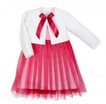 Комплект для девочки жакет с платьем Зимние узоры Мамуляндия 627575