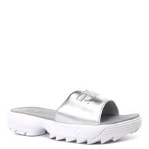 Шлепанцы FILA DISRUPTOR SLIDE METALLIC серебряный 2099298