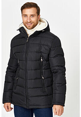 Утепленная куртка с отделкой меховой тканью Urban Fashion for Men 356710