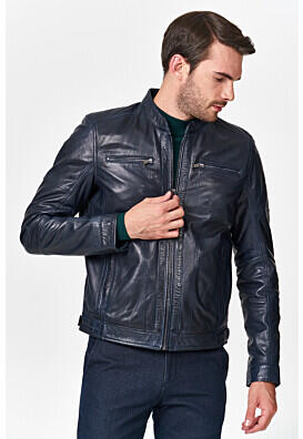 Утепленная кожаная куртка Urban Fashion for Men 351815