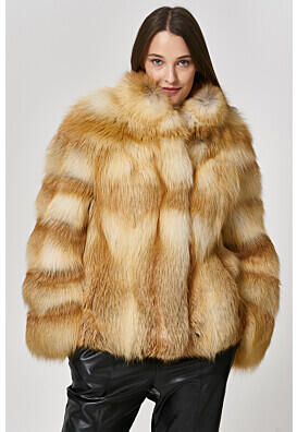 Короткая шуба из меха лисы Fur Avenue 343649