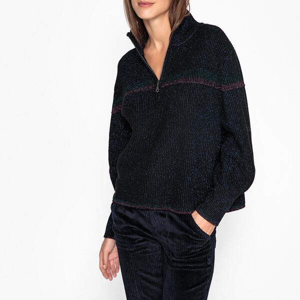 Пуловер с воротником-стойкой из тонкого трикотажа DAZED Ba&Sh 350128372