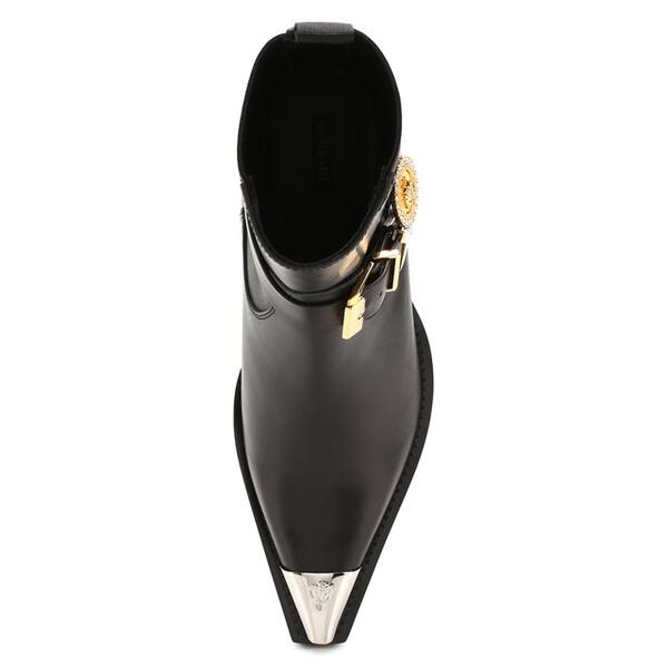 Кожаные ботинки Versace 10517877