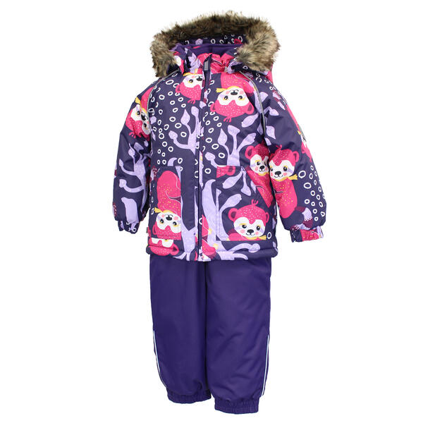 Комплект куртка/полукомбинезон Huppa Avery, цвет: фиолетовый 11876146