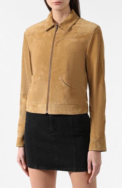 Кожаная куртка Yves Saint Laurent 7765820