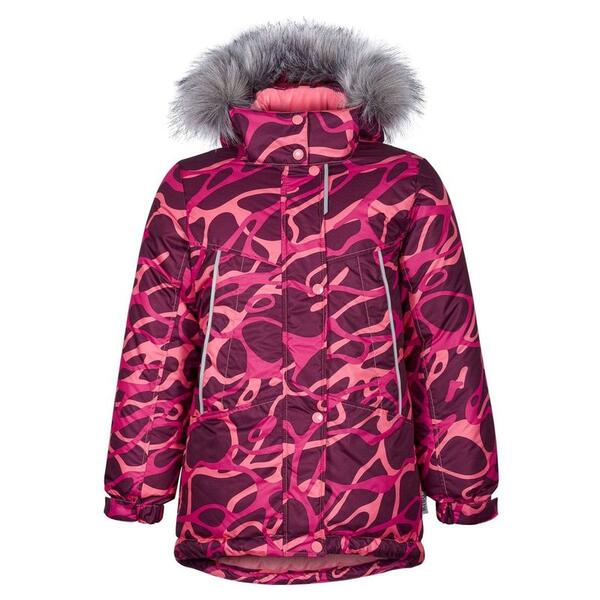Куртка Kisu, цвет: коралловый/фиолетовый 10980284