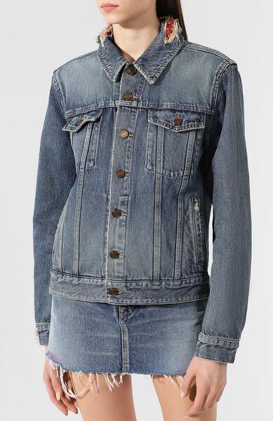 Джинсовая куртка Yves Saint Laurent 8491986
