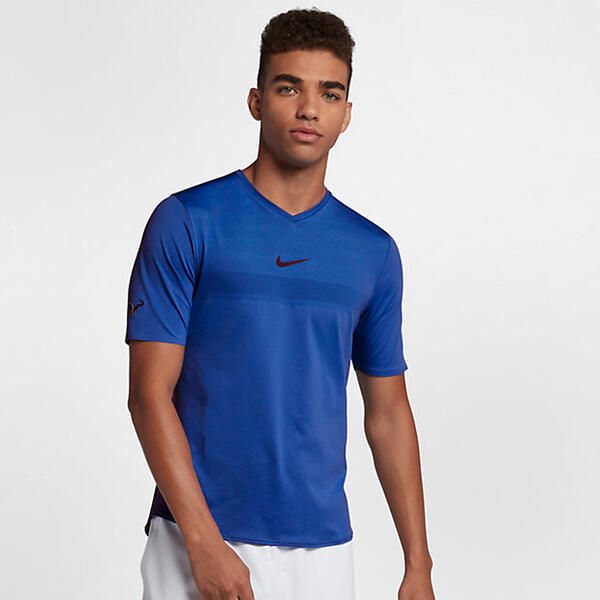 Мужская теннисная футболка с коротким рукавом NikeCourt AeroReact Rafa 191887890898