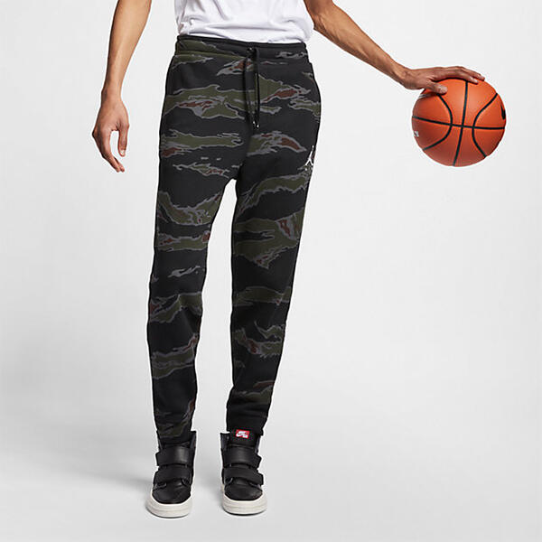 Мужские флисовые брюки с камуфляжным принтом Jordan Jumpman Nike 883212573186