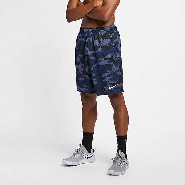 Мужские шорты из трикотажного материала с камуфляжным принтом для тренинга Nike Dri-FIT 091201180134