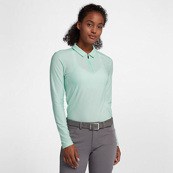 Женская рубашка-поло с длинным рукавом для гольфа Nike Zonal Cooling 191887898795