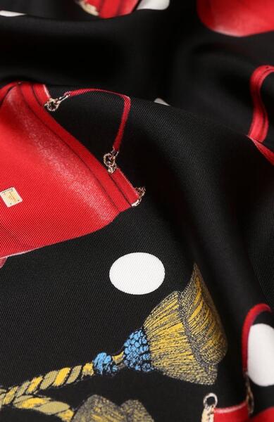 Шелковый платок с принтом Dolce&Gabbana 6075908