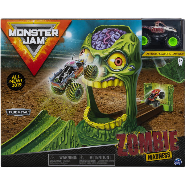 Игровой набор машинок Monster Jam "Зона Зомби" Zombie Spin Master 10573743