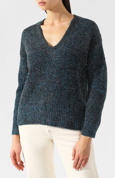 Вязаный пуловер с V-образным вырезом NUDE 5898360