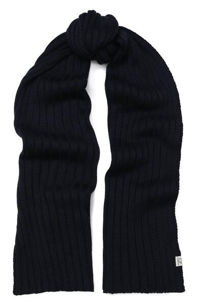 Шерстяной шарф фактурной вязки C.P. Company 5735050