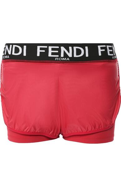 Мини-шорты с логотипом бренда Fendi 5541780
