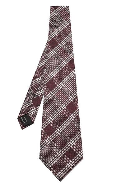 Шелковый галстук с узором Tom Ford 5552756