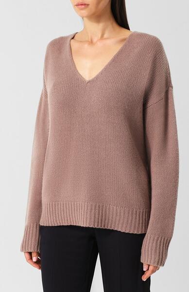 Кашемировый пуловер с V-образным вырезом Theory 5705412