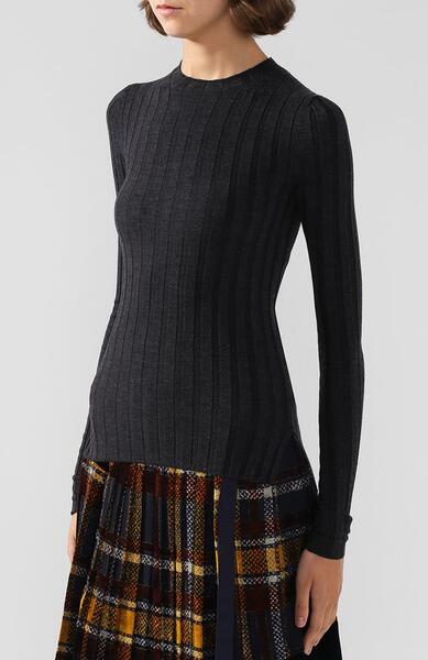 Шерстяной пуловер с разрезами по бокам ACNE STUDIOS 5281828