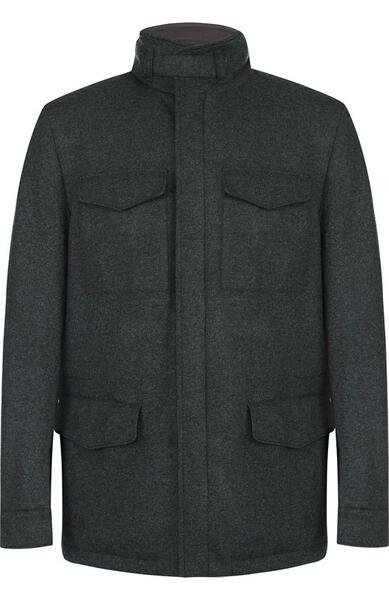 Двусторонняя кашемировая куртка на молнии с воротником-стойкой Loro Piana 5252512