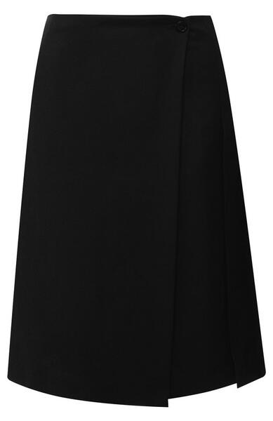 Шерстяная юбка со складками Burberry 5453951