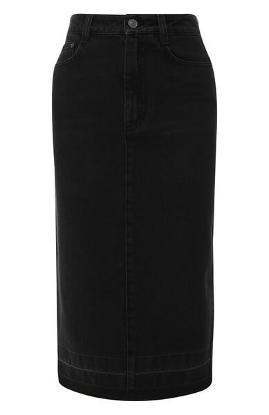 Джинсовая юбка с потертостями Givenchy 5449653