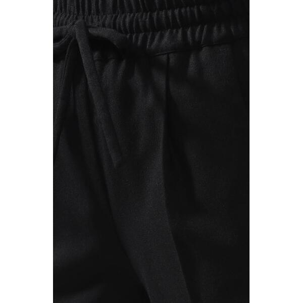 Укороченные брюки из смеси шерсти и кашемира с отворотами Kiton 5314994
