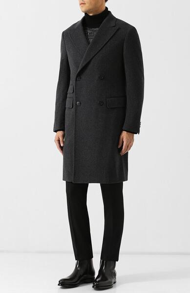 Двубортное пальто из шерсти Z ZEGNA 5223035