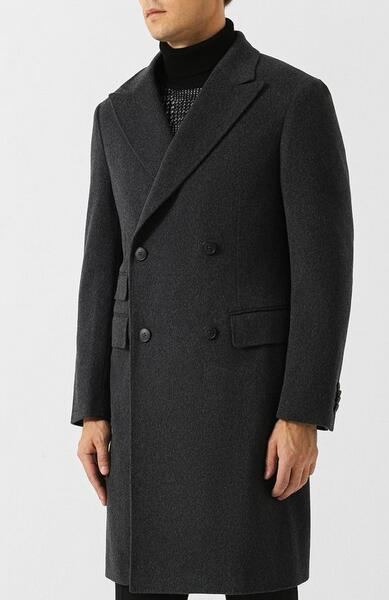 Двубортное пальто из шерсти Z ZEGNA 5223035