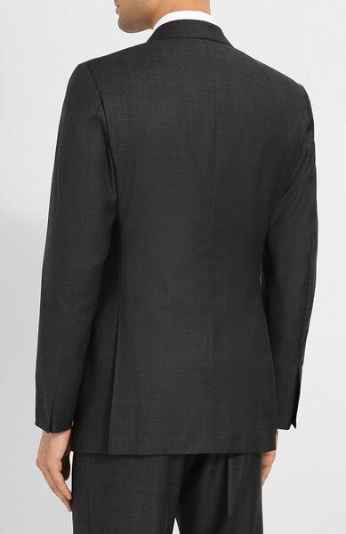 Шерстяной костюм с пиджаком на двух пуговицах Tom Ford 4856116