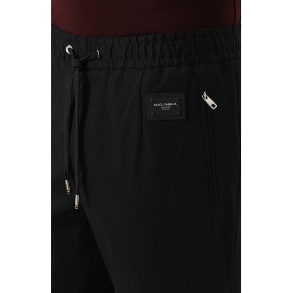 Хлопковые брюки прямого кроя Dolce&Gabbana 5047244