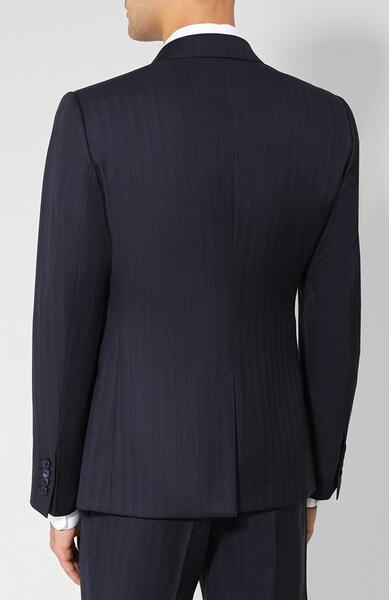 Шерстяной костюм с пиджаком на двух пуговицах Dolce&Gabbana 4967983