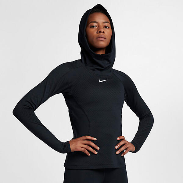 Женская худи для тренинга Nike Pro HyperWarm Hooded 885176751440