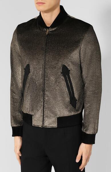 Хлопковая куртка на молнии Yves Saint Laurent 4771269