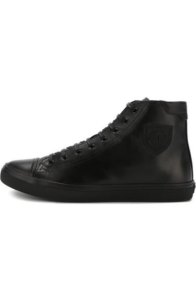 Высокие кожаные кроссовки Bedford на шнуровке Yves Saint Laurent 4682733